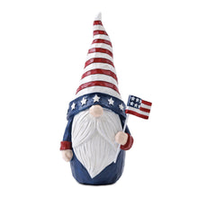 Load image into Gallery viewer, Poly Standing Gnomes (Set of 2) - Red / Red / White