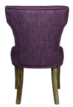Load image into Gallery viewer, Upholstered Fabric Dining Parsons Chairs (Set of 2) - Purple