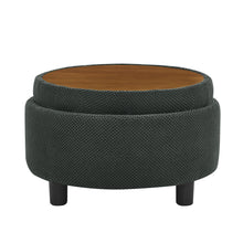 Load image into Gallery viewer, Storage Round Footstool Table Ottoman