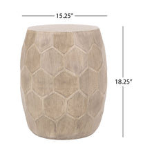Load image into Gallery viewer, Outdoor Lightweight Concrete Side Table - Natural