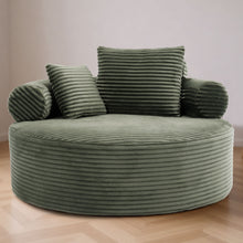 Load image into Gallery viewer, Round Sofa Bed With 3 Pillows For Living Room