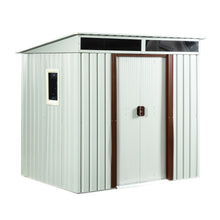 Load image into Gallery viewer, Outdoor Metal Storage Shed With Window