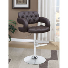 Load image into Gallery viewer, Adjustable Bar Stool With Upholstery