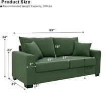 Load image into Gallery viewer, 2 Seater Sofa For Living Room