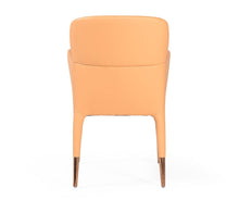 Load image into Gallery viewer, Upholstered Fabric Dining Arm Chair - Peach