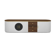 Load image into Gallery viewer, Modern Minimalist TV Stand For TVs Up To 80" With 3 Drawers And 1 Shelf