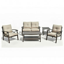 Load image into Gallery viewer, Patio Furniture Set With Coffee Table And Cushions For Backyard