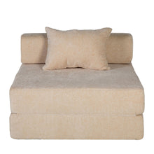 Load image into Gallery viewer, Convertible Floor Sofa Bed With Fixed Shape Frame For Living Room