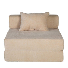 Load image into Gallery viewer, Convertible Floor Sofa Bed With Fixed Shape Frame For Living Room