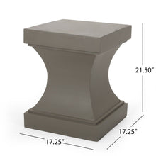 Load image into Gallery viewer, Athena - Modern Side Table With Pedestal Design