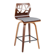 Load image into Gallery viewer, Folia - Mid Century Modern Fixed Height Counter Stool With Swivel (Set of 2)