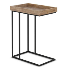 Load image into Gallery viewer, 24" Metal End Table - Natural