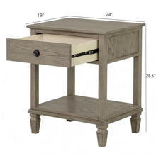 Load image into Gallery viewer, Victoria - Bedside Table With Drawer And Shelf