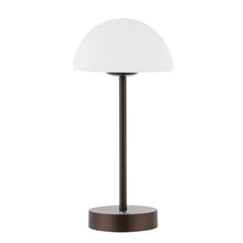 Load image into Gallery viewer, USB Table Lamp With Dome Shade - Antiqued Bronze