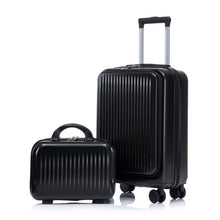 Load image into Gallery viewer, Luggage Set With Cosmetic Case, Combination Lock, Front Opening Design