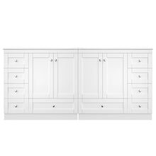 Load image into Gallery viewer, Shaker Free Standing Bathroom Vanity Cabinet & Sink, Soft Close Drawers, Soft Close Doors