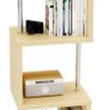 Load image into Gallery viewer, Three Tier Corner Bookcase - Cream