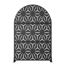 Load image into Gallery viewer, Three Panel Screen Room Divider (720111) - Black