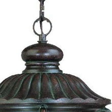 Load image into Gallery viewer, Naples 1-Light Marbelized Hanging Light - Mahogany