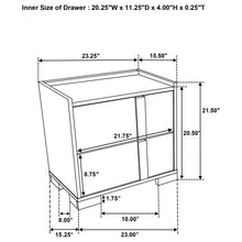 Load image into Gallery viewer, Lincoln - 2 Drawer Nightstand - Natural