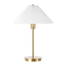 Load image into Gallery viewer, Table Lamp With Empire Shade - Brass