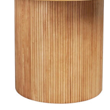 Load image into Gallery viewer, 47" Wood Pedestal Base Round Top Dining Room Table - Natural