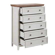Load image into Gallery viewer, Five Drawer Dresser - Beige / Brown