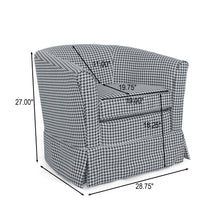 Load image into Gallery viewer, Zeniqua - Upholstered Swivel Chair With Loose Cover