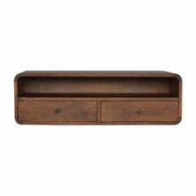 Load image into Gallery viewer, Floating Open Console - Chestnut