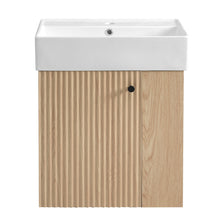 Load image into Gallery viewer, Modern Floating Bathroom Vanity With Ceramic Basin Perfect For Small Bathrooms