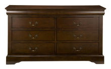 Load image into Gallery viewer, Solid 6 Drawer Double Dresser - Brown