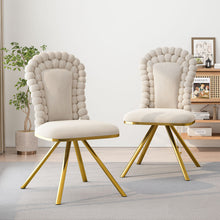 Load image into Gallery viewer, Upholstered Swivel Dining Chairs (Set of 2)