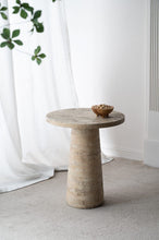 Load image into Gallery viewer, Round Side Table With Pedestal Base