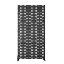 Load image into Gallery viewer, Three Panel Screen Room Divider (720210) - Black
