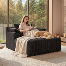 Load image into Gallery viewer, Chaise Lounge Chair, Deep Seat Sleeper Couch For Living Room