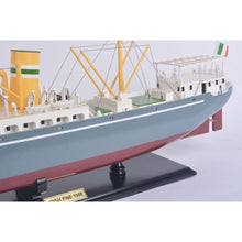 Load image into Gallery viewer, Hand Painted Model Boat (624231) - Blue / White