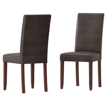 Load image into Gallery viewer, Dining Parsons Chairs Wooden (Set of 2) - Brown