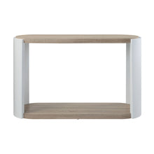 Load image into Gallery viewer, Zoma - High Gloss Sofa Table - Oak / White