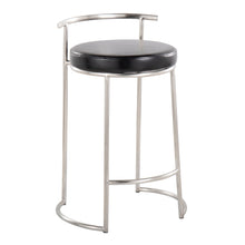 Load image into Gallery viewer, Fuji - Round, Contemporary Fixed Height Counter Stool (Set of 2)