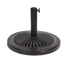 Load image into Gallery viewer, Resin Umbrella Base - Black Rock