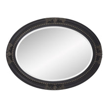 Load image into Gallery viewer, 33" Ornate Oval Framed Accent Mirror - Black
