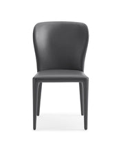 Load image into Gallery viewer, Upholstered Faux Leather Dining Chairs (Set of 2) - Gray