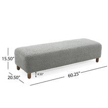 Load image into Gallery viewer, Contemporary Ottoman With Foam Cushion And Durable Upholstery