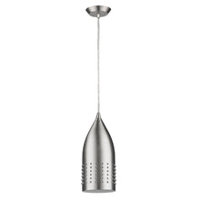 Load image into Gallery viewer, Hanging Light With Glass Studs - Silver