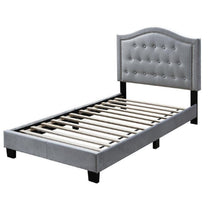 Load image into Gallery viewer, European Style Bed, Button Tufted Headboard