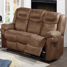 Load image into Gallery viewer, Power Reclining Sofa With USB Port Upholstered Pillow Arms And Headrest - Brown