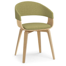 Load image into Gallery viewer, Neon Solid Wood Dining Parsons Chair - Green / Brown