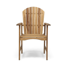 Load image into Gallery viewer, Outdoor Weather Resistant Acacia Wood Adirondack Dining Chairs (Set of 2)