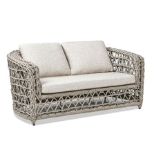 Load image into Gallery viewer, Everly - Frame Barrel Deep Seating Patio Loveseat Sofa Axroma Olefin - Oat Beige