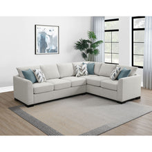 Load image into Gallery viewer, Radison - Upholstered Sectional Sofa With Hidden Sleeper - Greige